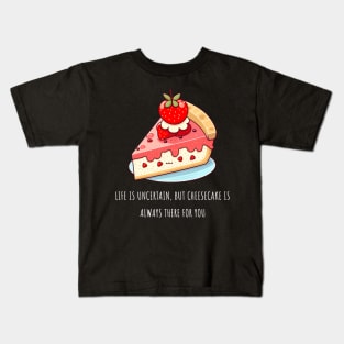 Cute Strawberry Cheesecake Kawaii Kids T-Shirt